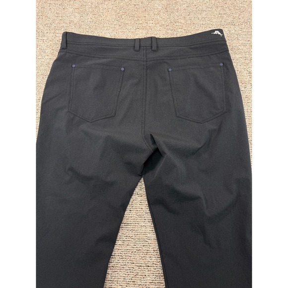 Tommy Bahama Mens Pants 38x29 Black Performance Golf Coast Island Zone Stretch - Picture 9 of 13